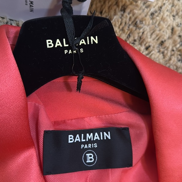Balmain Women's Pink Double-Breasted Blazer - Picture 13 of 15